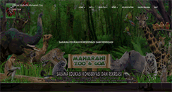Desktop Screenshot of maharanizoo.com